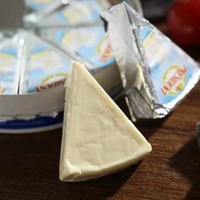 进口法国President cheese 总统奶酪 涂抹面包小三角原味再制干酪