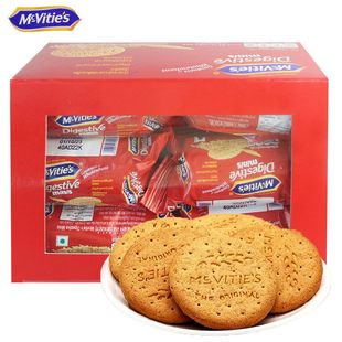 饱腹digestive 进口代餐干消化饼麦酥脆全麦390gMcvities biscuit