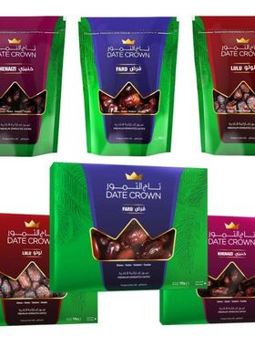 1000g fard进口阿联酋礼盒CORWN送DATE皇冠耶枣椰枣椰枣干果蜜饯