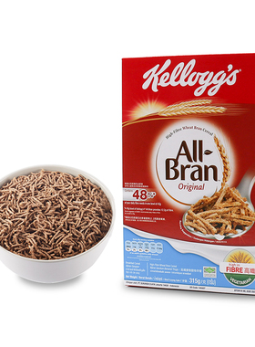 whole wheat all bran breakfast high fiber 泰国进口麦片全麦维