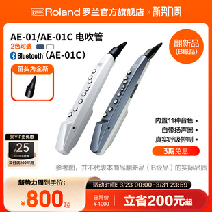 01AE Roland罗兰AE 01C电萨克斯电子吹管乐器带音源 B级品 翻新品