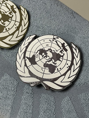 胸针徽章维和联合正品
