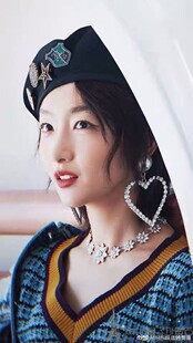 周冬雨徽章帽子 男女大小号贝雷帽 学生帽透气网眼画家帽直播潮帽