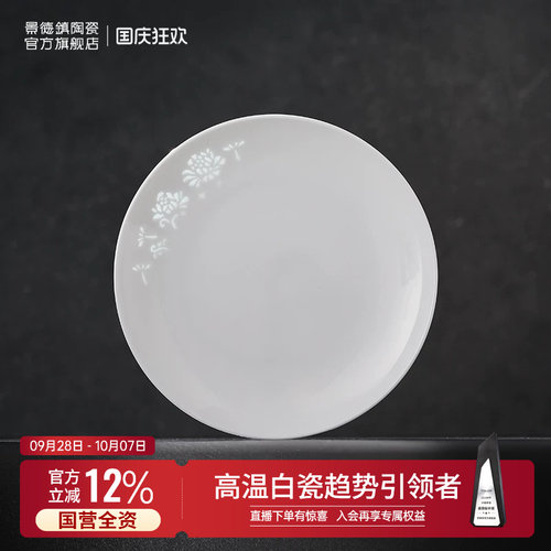 景德镇官方陶瓷玲珑餐具套装