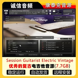 复古电吉他音源Session Guitarist Electric Vintage电吉他音色