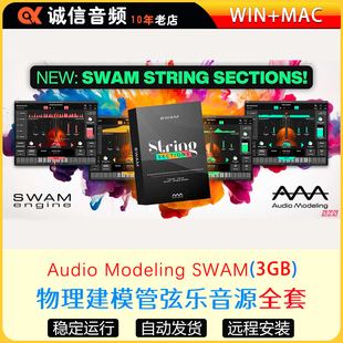 SWAM物理建模管弦乐全套大中小提琴群奏独奏笛萨克斯插件音源