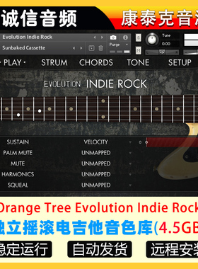 独立摇滚电吉他音色库Orange Tree Samples Evolution Indie Rock