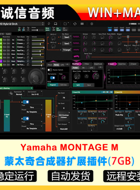 MONTAGE M蒙太奇合成器扩展插件WIN+MAC