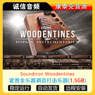 霍普金乐器独特打击乐器音源Soundiron Woodentines 康泰克音源