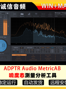 ADPTR Audio MetricAB 多种模式响度态测量分析工具