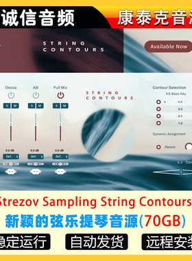新颖的弦乐提琴音源Strezov Sampling String Contours v1.1
