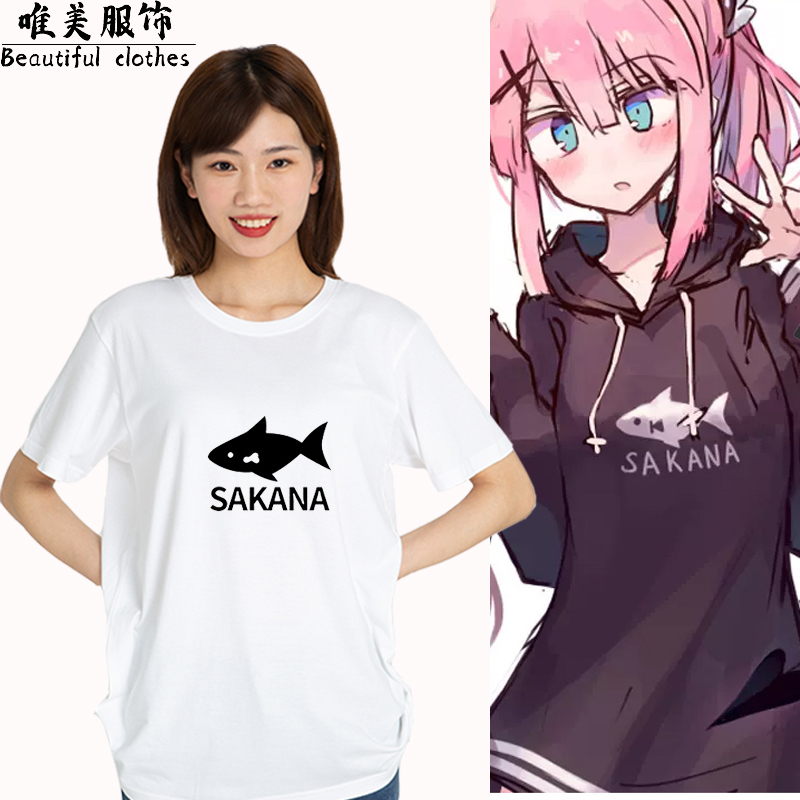 吉田优子街角魔族动漫周边短袖