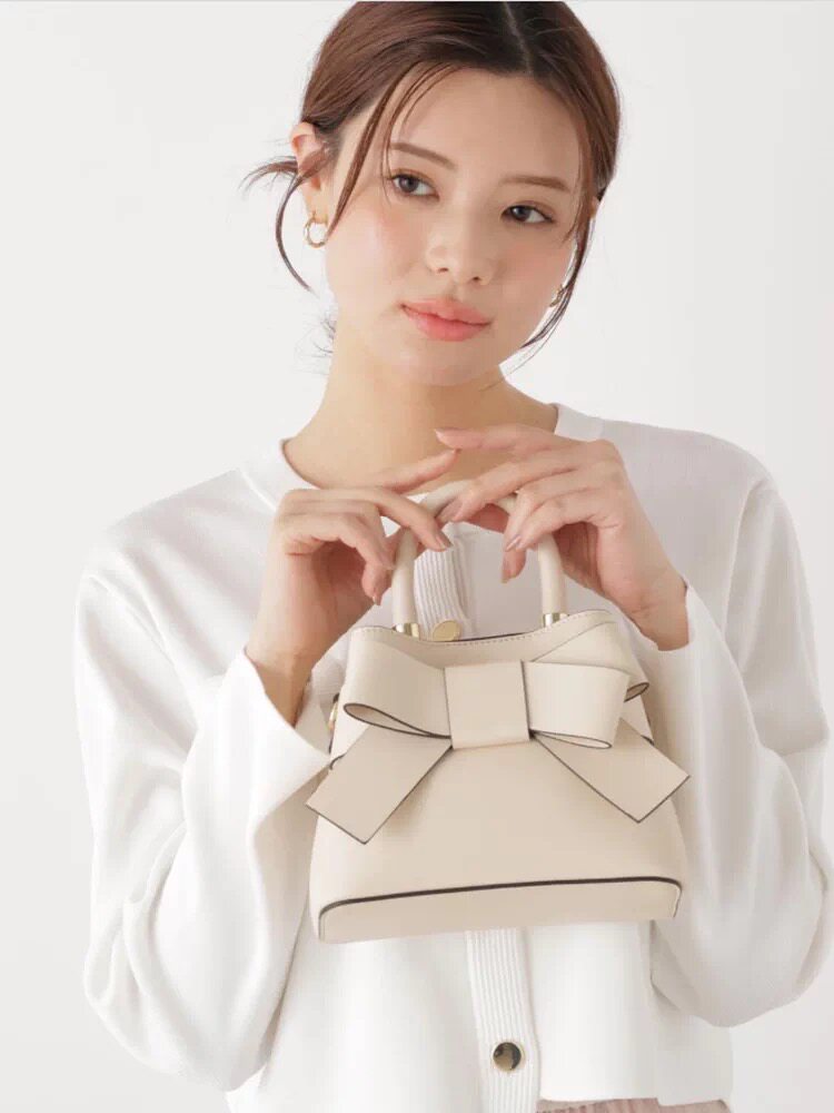 日本proportion 1216181105 小号缎带手提包