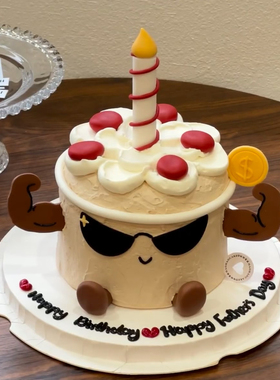 可爱健身版本jelly手臂cat玩偶生日蛋糕装饰摆件软陶蜡烛小脚插件