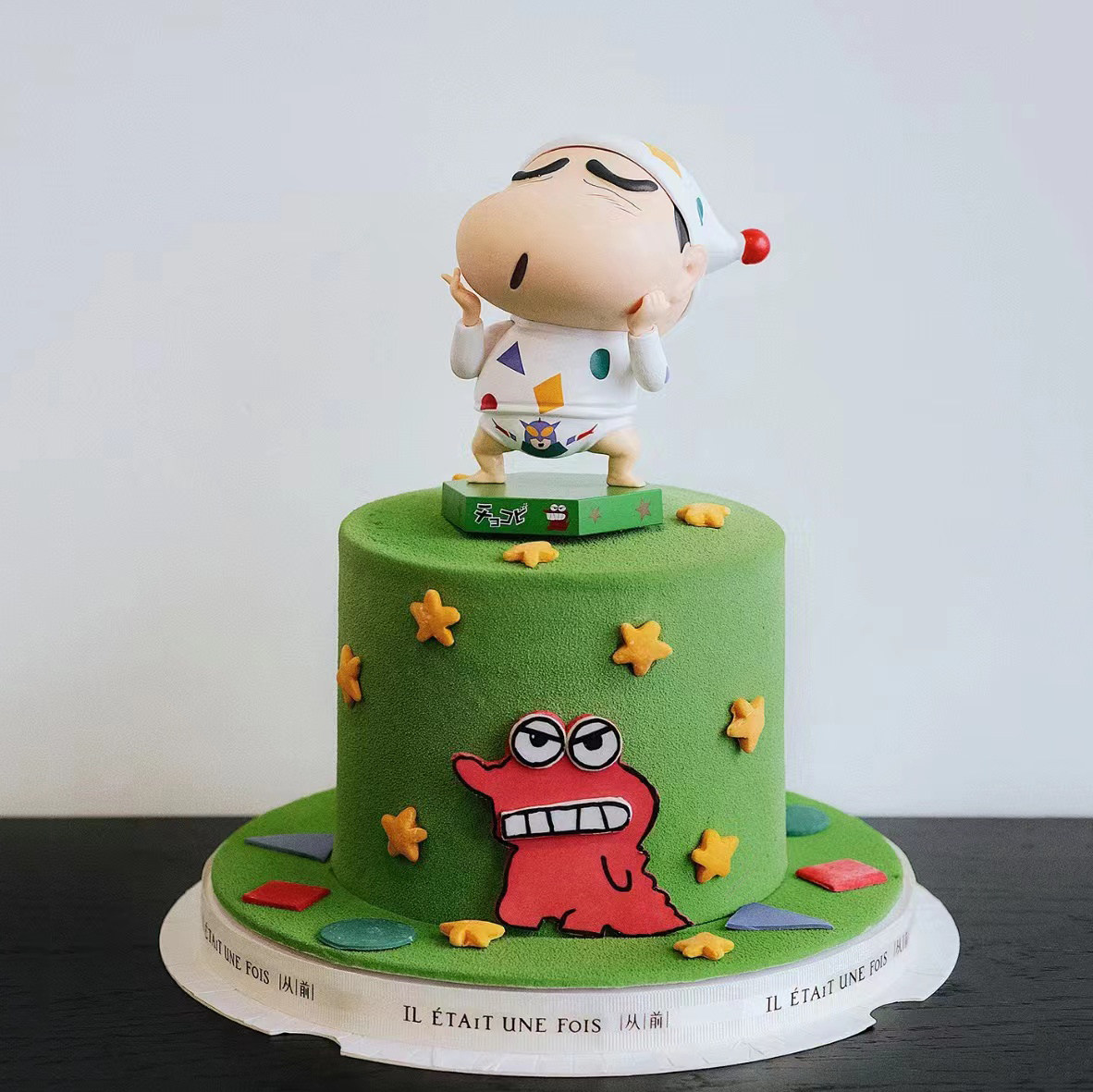 卡通人物蜡笔小新生日蛋糕装饰