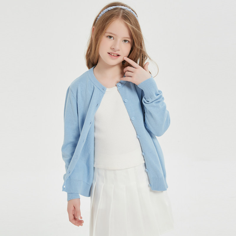 2026新款春秋薄款纯棉毛衣开衫女童针织衫男童中大童圆领,童装/婴儿装/亲子装,毛衣/针织衫,淘宝优惠券,粉丝福利购,淘宝优惠卷