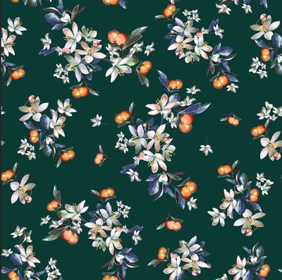 四方连续花型设计PSD TIF印花格式 素材  花朵T6-3