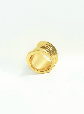 Y字开口戒指女时尚百搭简约个性