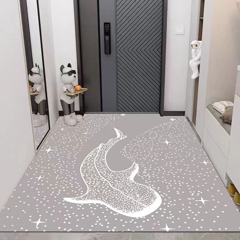 走廊高档防滑硅胶垫满铺玄关卫生间耐脏垫脚家用可任意裁剪脚垫子