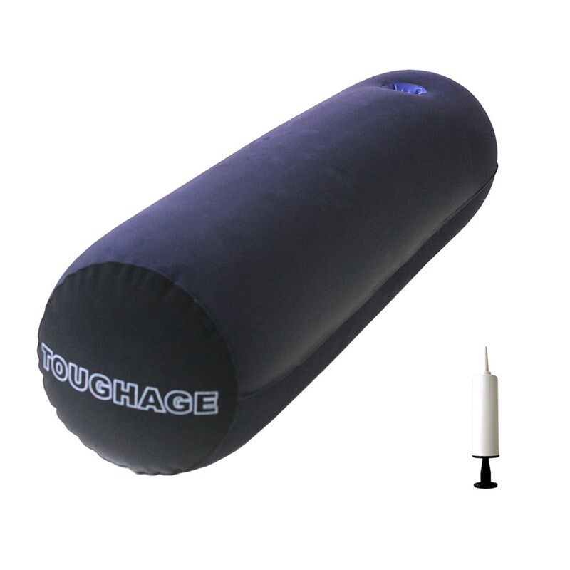 抱枕成人开孔床上超大号睡觉骑枕半身充气长条形可插便携抱枕