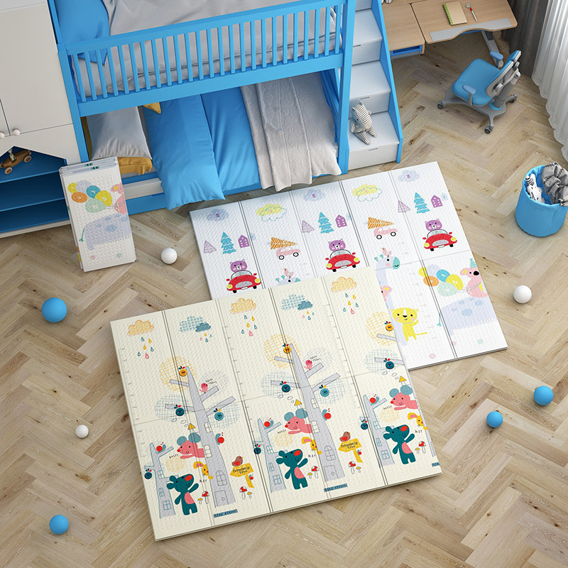 宝宝爬行垫加厚婴儿家用客厅爬爬垫折叠无毒无味拼接儿童泡沫地垫