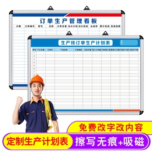 小涂涂定制订单生产计划看板工厂车间生产计划表管理任务产品进度表销售生产任务排单表跟踪表每日生产报表