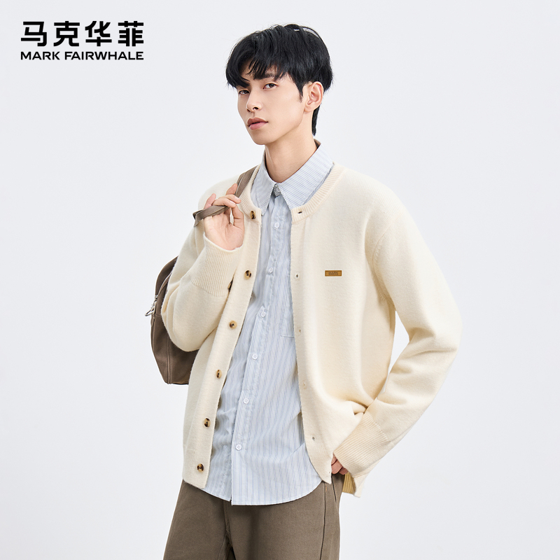 马克华菲开衫毛衣针织衫外套