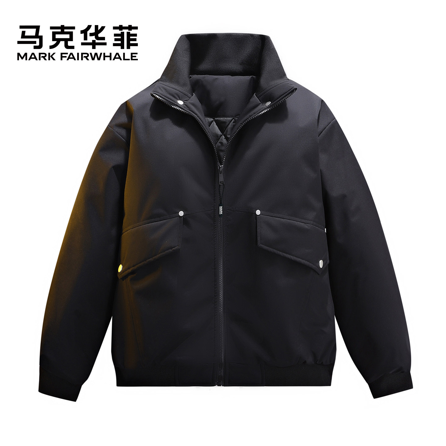 马克华菲冬季加绒加厚保暖棉衣