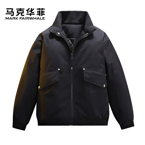 马克华菲冬季加绒加厚保暖棉衣