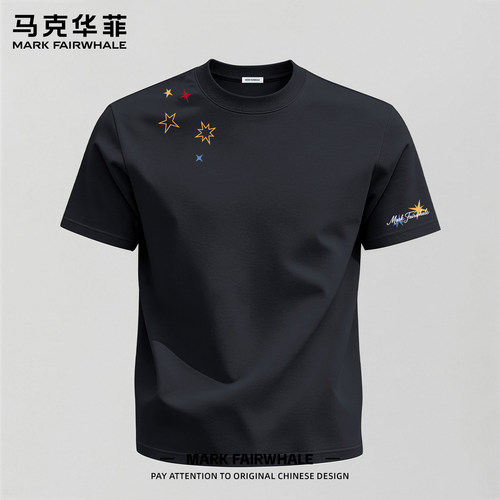 马克华菲220g短袖纯棉T恤