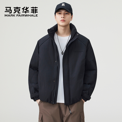 马克华菲高级感立领羽绒夹克