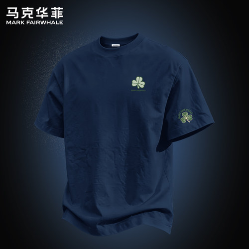 马克华菲专版纯棉印花短袖T恤