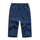 2023七分裤男夏薄款宽松冰丝外穿休闲运动马裤大码男士短裤，男装牛仔裤，星座1712-3