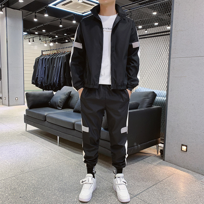 运动套装男2025新款情侣装卫衣外套休闲跑步运动服女春秋男士潮流图片