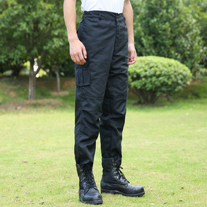 2025男士四季可穿户外劳保作训裤黑色暗格多兜保安工作裤耐磨透气,男装休闲裤,星座1712-3