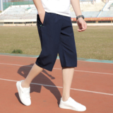 2023七分裤男夏薄款宽松冰丝外穿休闲运动马裤大码男士短裤，男装牛仔裤，星座1712-3