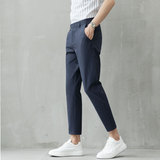 2025夏季新款青年九分裤男士休闲小脚西裤性价比高有量优惠，男装西裤，星座1712-3
