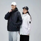 春秋款夹克男士机能工装外套男生防风冲锋衣户外运动B字母上衣服，男装夹克，星座1712-3