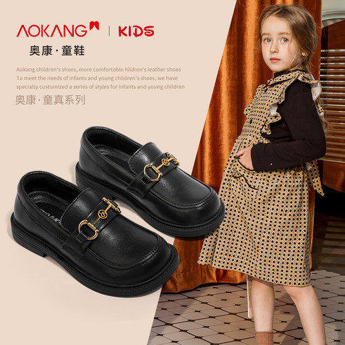 奥康3岁以上女童乐福原创百搭