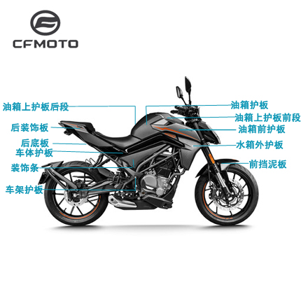 CFMOTO春风摩托车新款250NK外壳