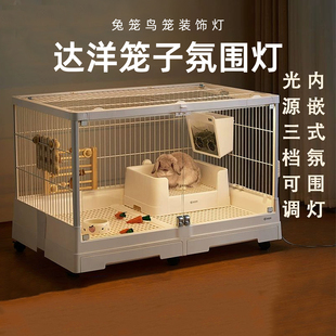 达洋B6047鸟笼氛围灯兔笼R81PRO磁吸无极调光三色温灯条B5001