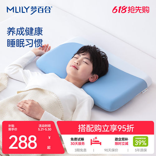 少年款透气排汗舒适记忆枕