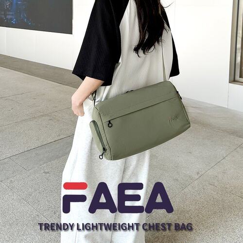 faea尼龙轻便字母斜挎大包