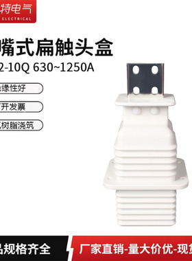 逸特JYN2-10Q鸭嘴式扁触头盒630-1250A高压开关柜KYN61中置柜12KV