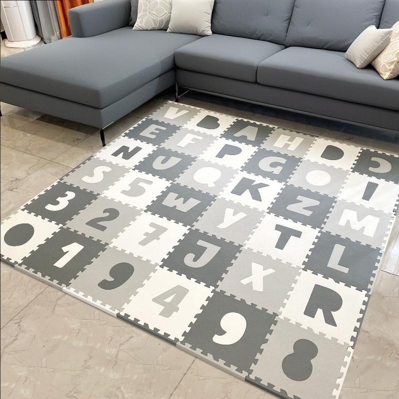 数字字母拼接泡沫地垫无味宝宝爬行垫儿童爬爬垫环保加厚拼图垫子