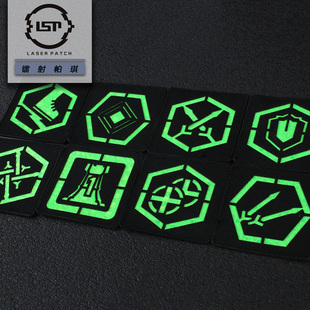 【镭射帕琪】【现货】《明日方舟》危机合约 士气章 魔术贴