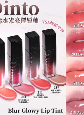 文佳瑛同款 韩国DINTO水光镜面唇釉滋润保湿204/205/206/207/211