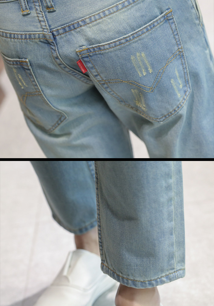 Jeans pour adolescent Sarouel en coton pour automne - Ref 1462247 Image 4