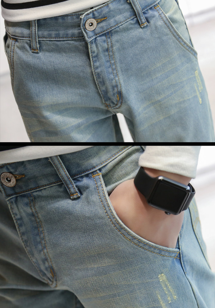 Jeans pour adolescent Sarouel en coton pour automne - Ref 1462247 Image 5