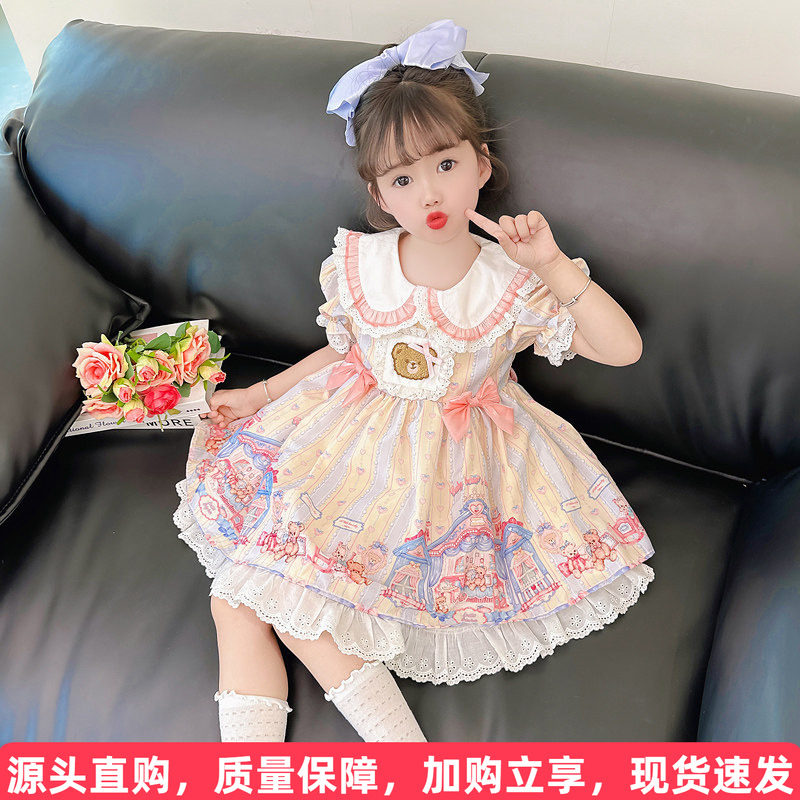 甜美小熊洛丽塔连衣裙正品保障图片